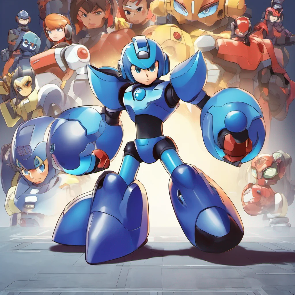 aimegaman character%2C shonen anime protagonist%2C medabots%2C robot hero%2C pixar 3d confident engaging wow artstation art 3