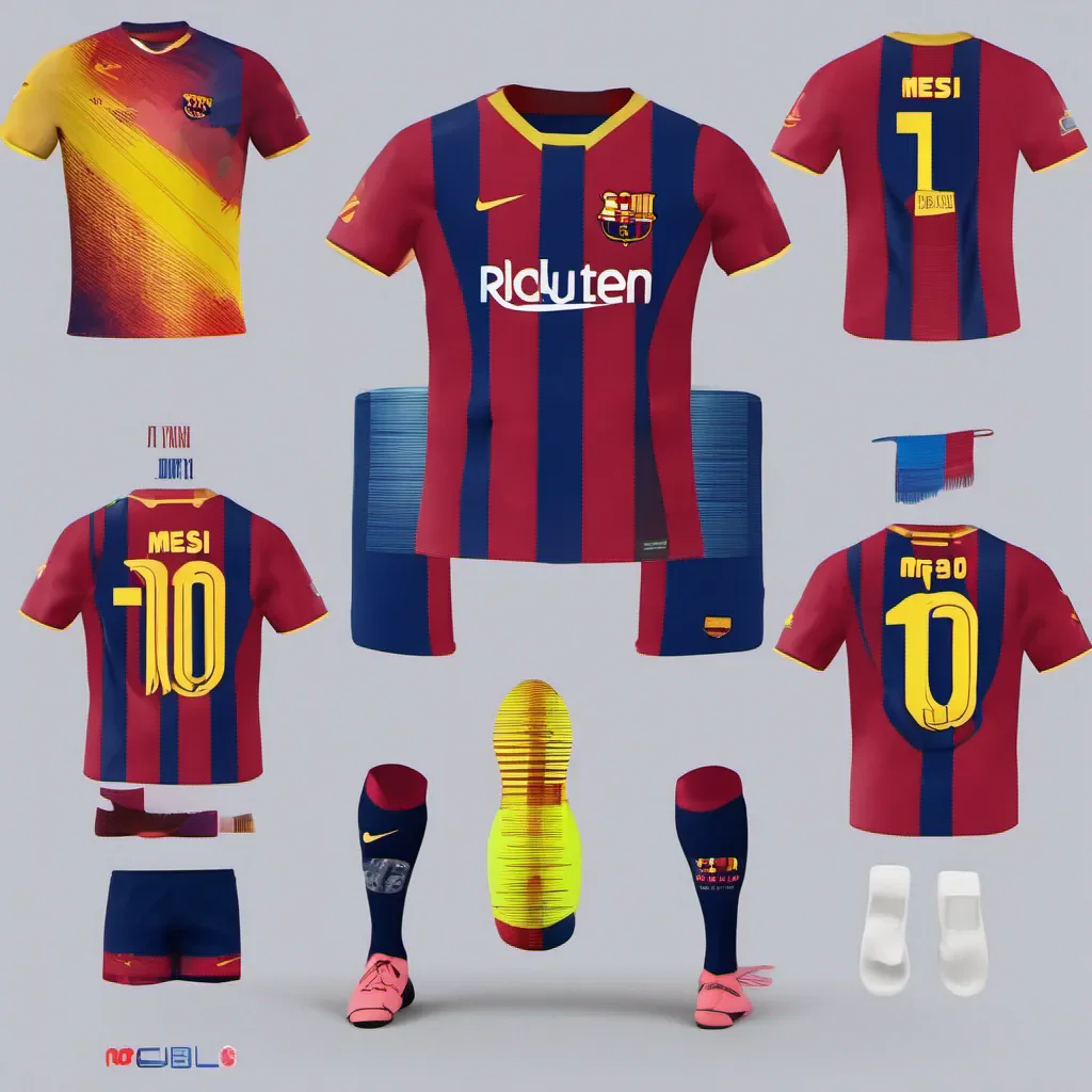 aimessi with the football shirt culb barcelona 2023 good looking trending fantastic 1