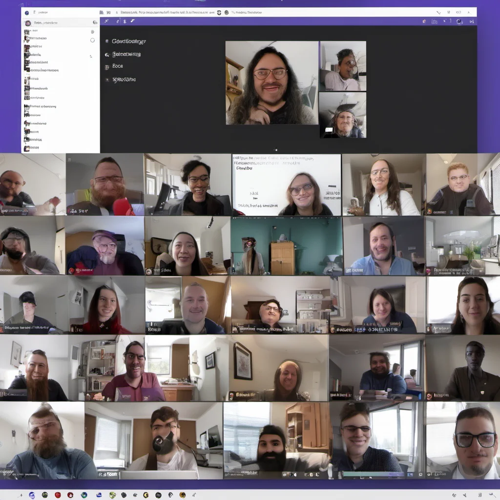 microsoft teams zoom screenshot meeting recording product managers engineers and a werewold bau working from home amazing awesome portrait 2