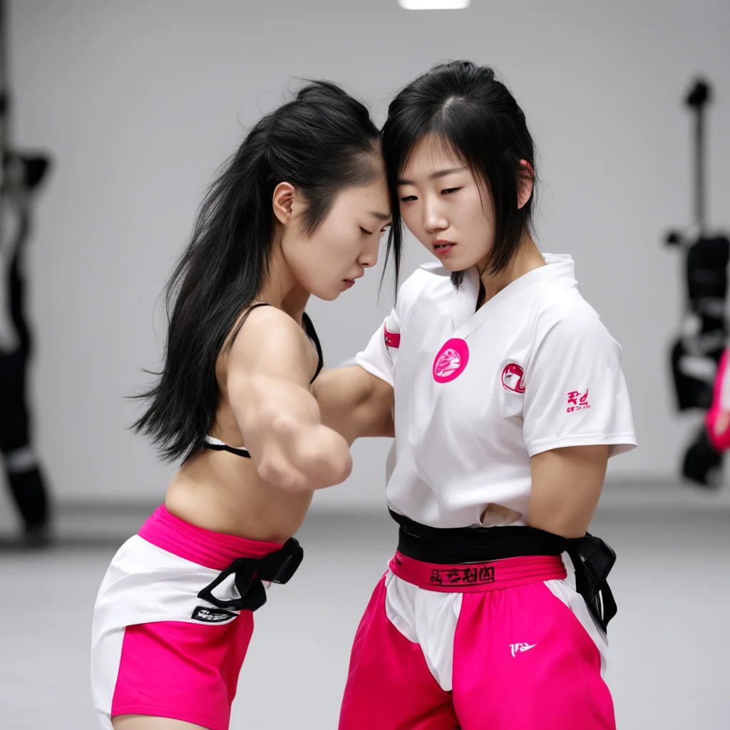 mixed fight korean girl
