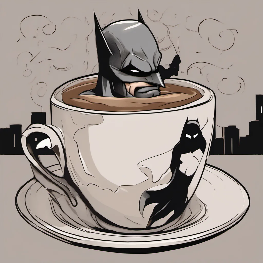 mocha coffee art of batman with no ears good looking trending fantastic 1