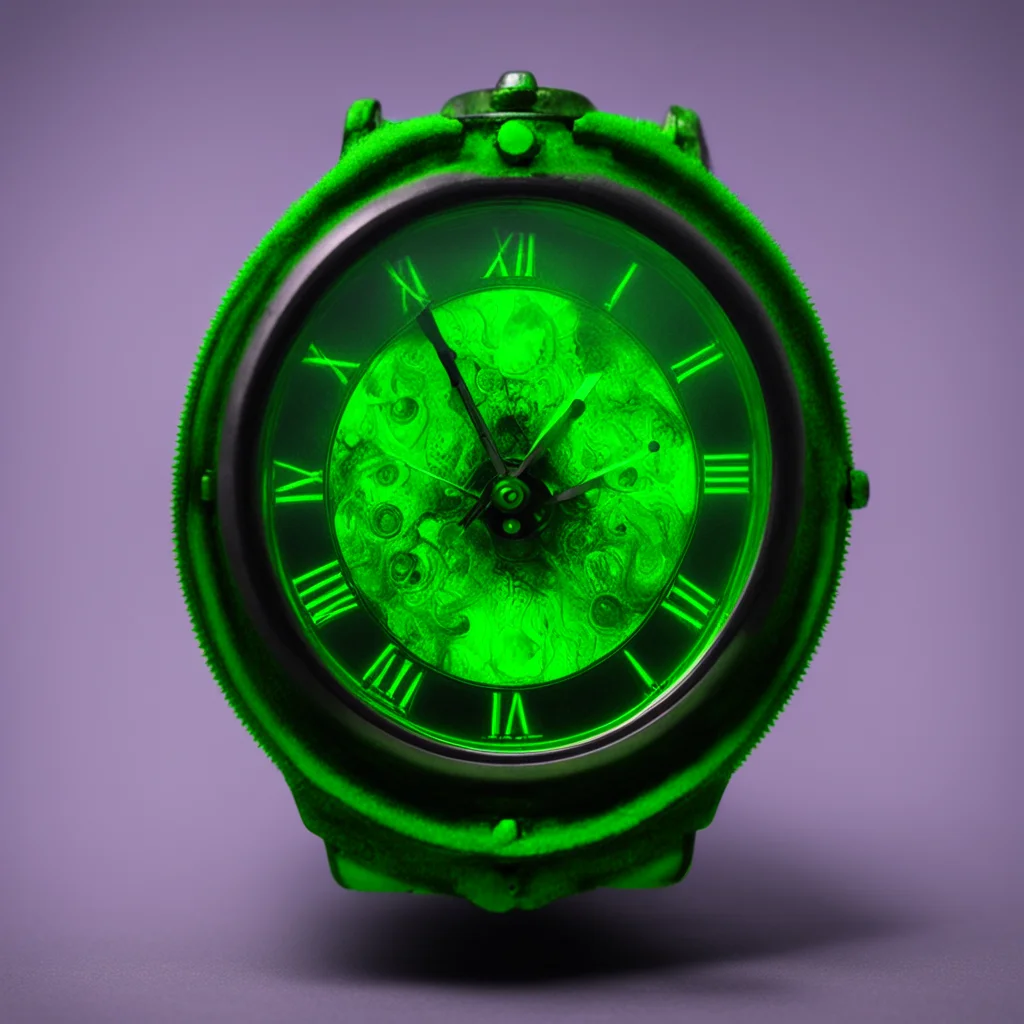 monster made of radium clock watch luminous minute hands amazing awesome portrait 2