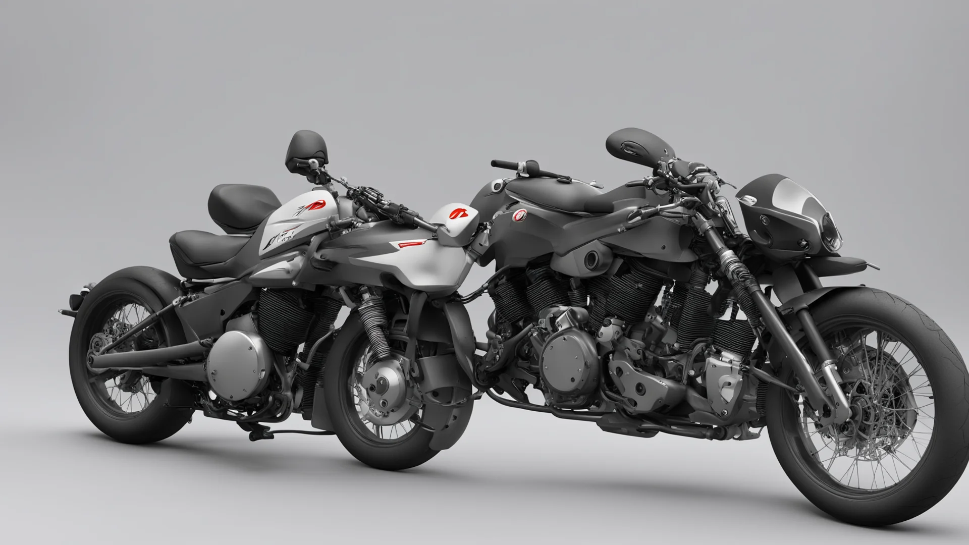 motorcycle 3d model with rider group wide