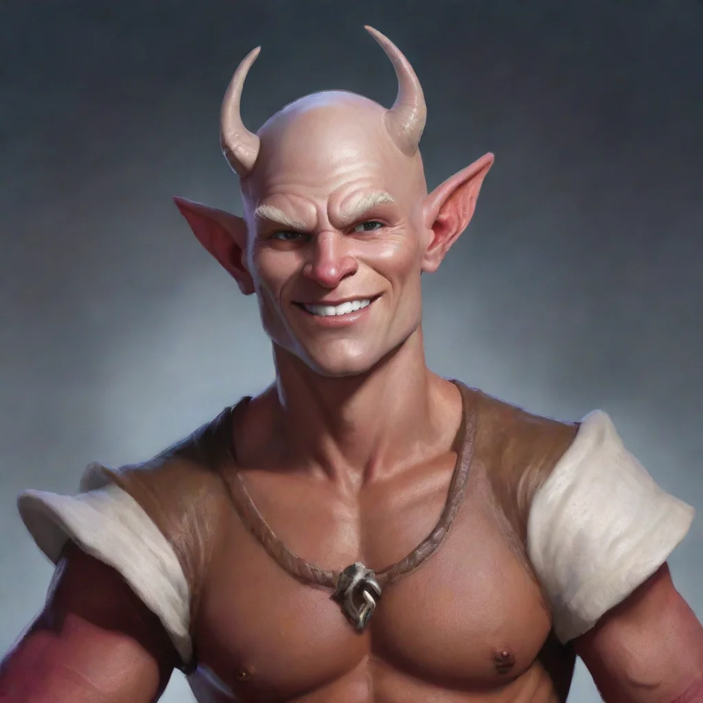 mr clean as a tiefling from dungeons and dragons