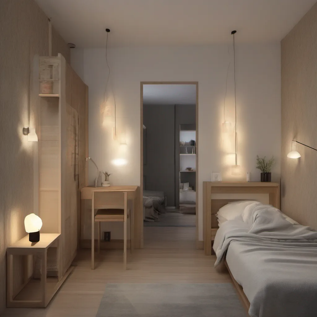 aimuestra una imagen dividida en dos partes. en un lado%2C muestra una habitaci%C3%B3n com%C3%BAnmente iluminada con l%C3%A1mparas tradicionales. en el otro lado%2C muestra la misma habitaci%C3%B3n transformada con las l%C3%A1mparas modernas redondas sin marco. amazing awesome portrait 2