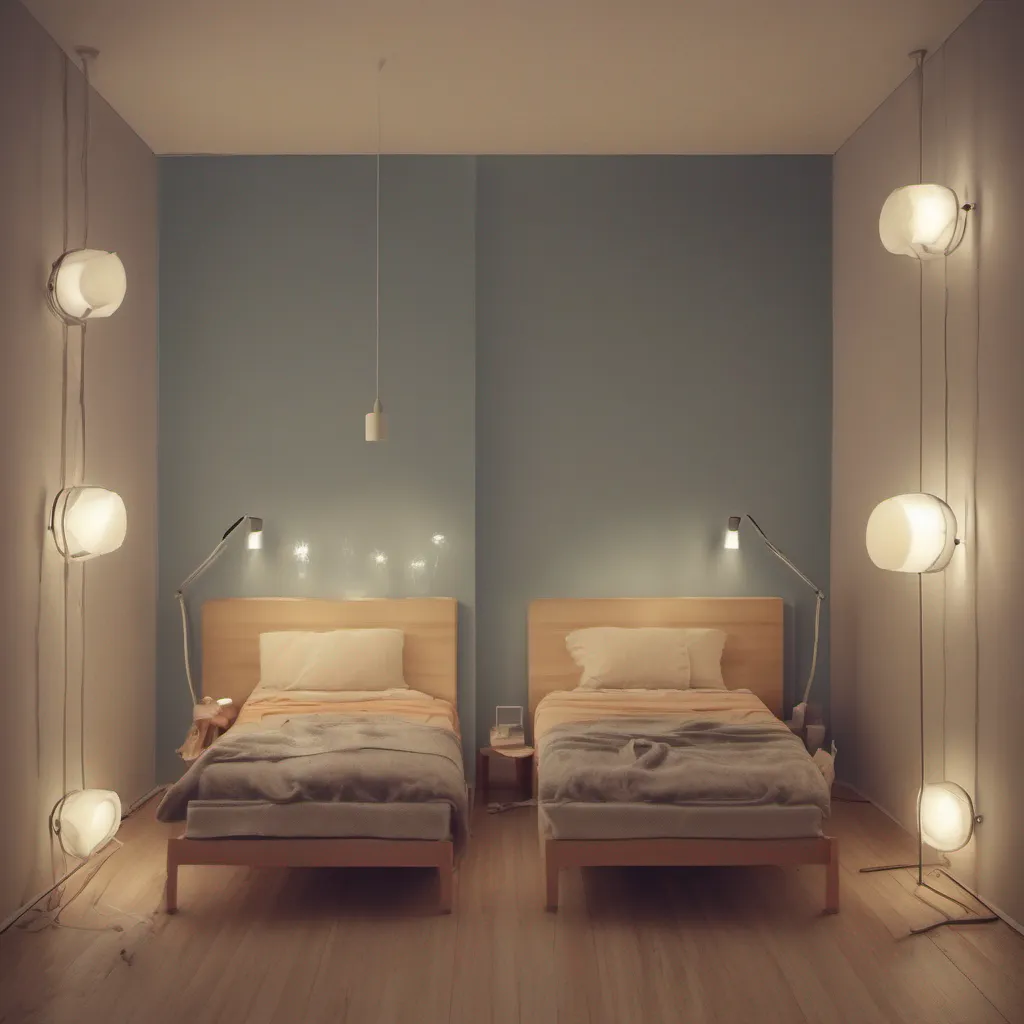 aimuestra una imagen dividida en dos partes. en un lado%2C muestra una habitaci%C3%B3n com%C3%BAnmente iluminada con l%C3%A1mparas tradicionales. en el otro lado%2C muestra la misma habitaci%C3%B3n transformada con las l%C3%A1mparas modernas redondas sin marco. confident engaging wow artstation art 3