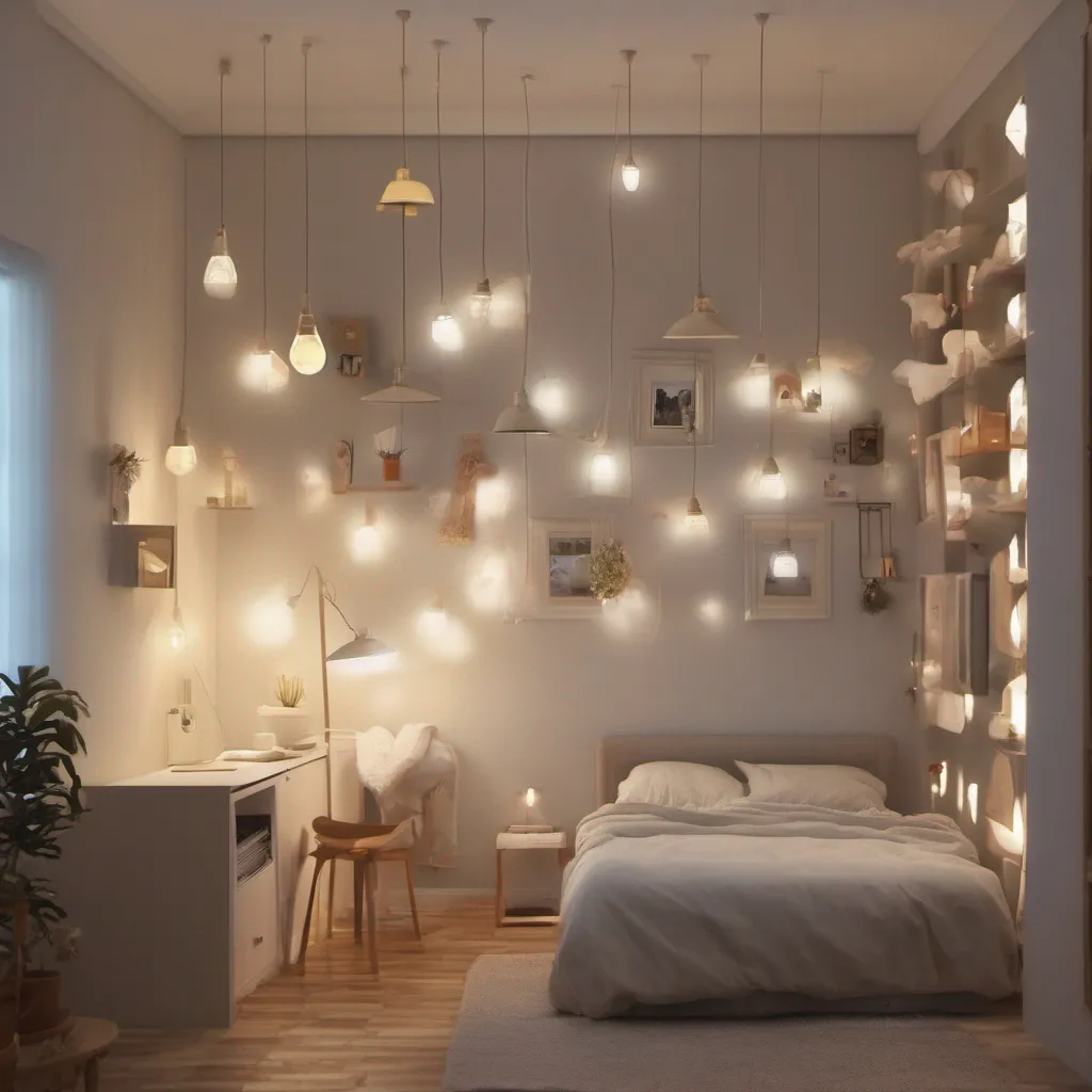 aimuestra una imagen dividida en dos partes. en un lado%2C muestra una habitaci%C3%B3n com%C3%BAnmente iluminada con l%C3%A1mparas tradicionales. en el otro lado%2C muestra la misma habitaci%C3%B3n transformada con las l%C3%A1mparas modernas redondas sin marco.