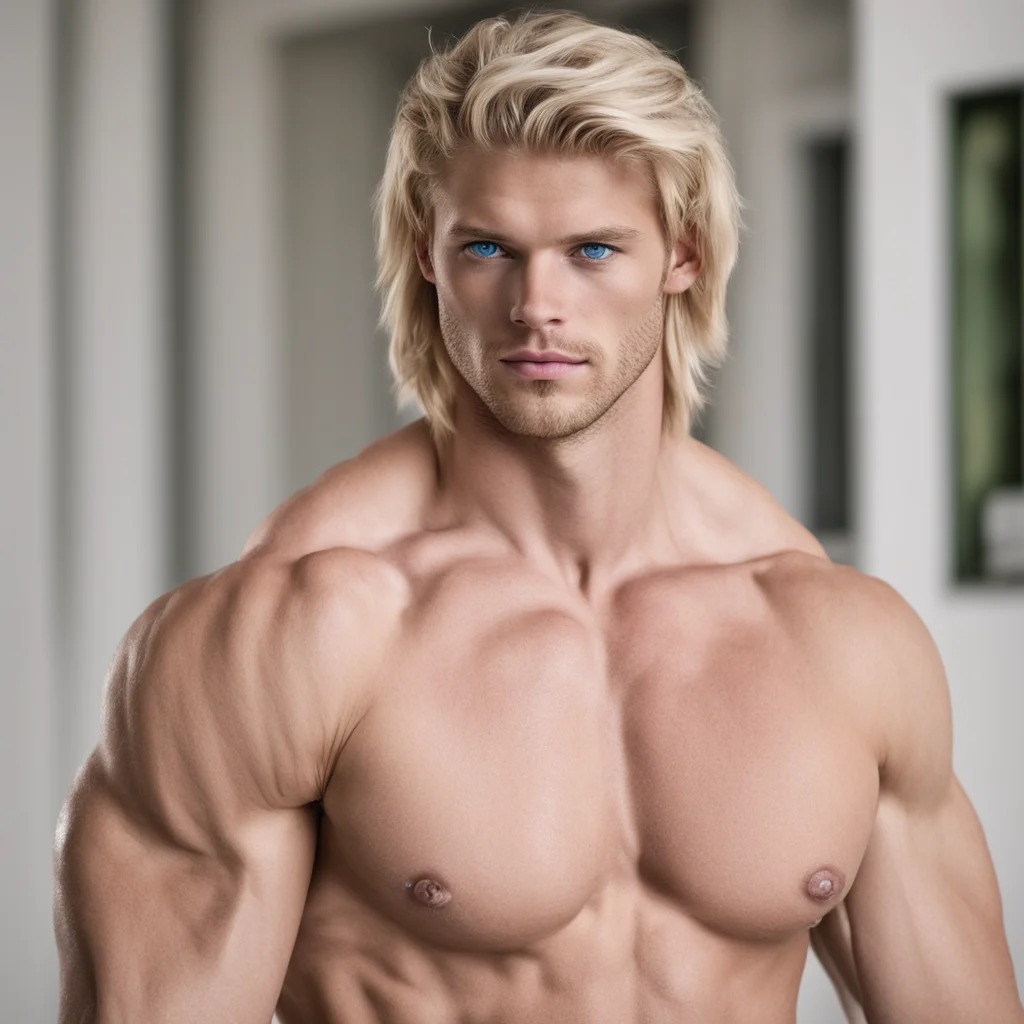 aimuscle young guy blonde hair blue eyes