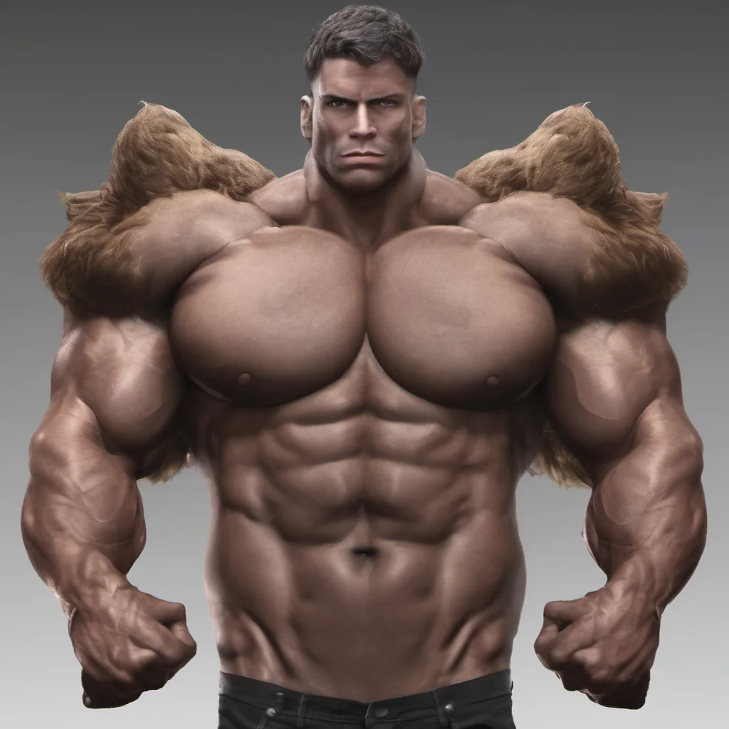 muscular man amazing awesome portrait 2