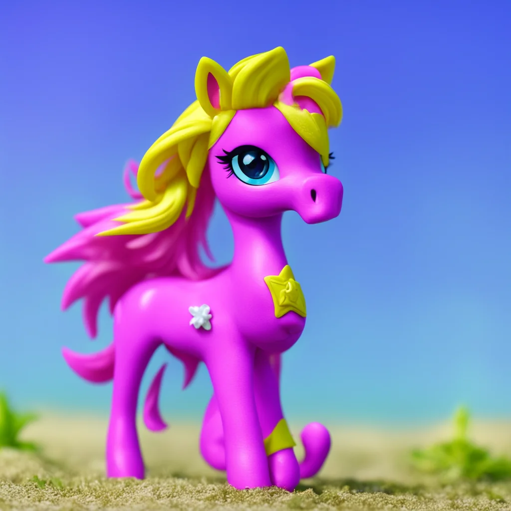 my little pony g5 sunny starscout in maretime bay in blue sky