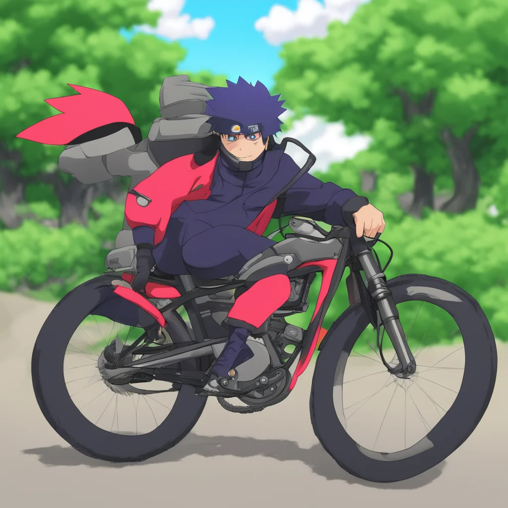 naruto raiding a bike amazing awesome portrait 2