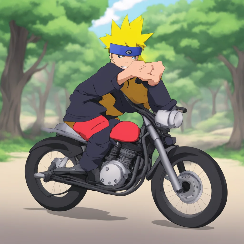 naruto raiding a bike