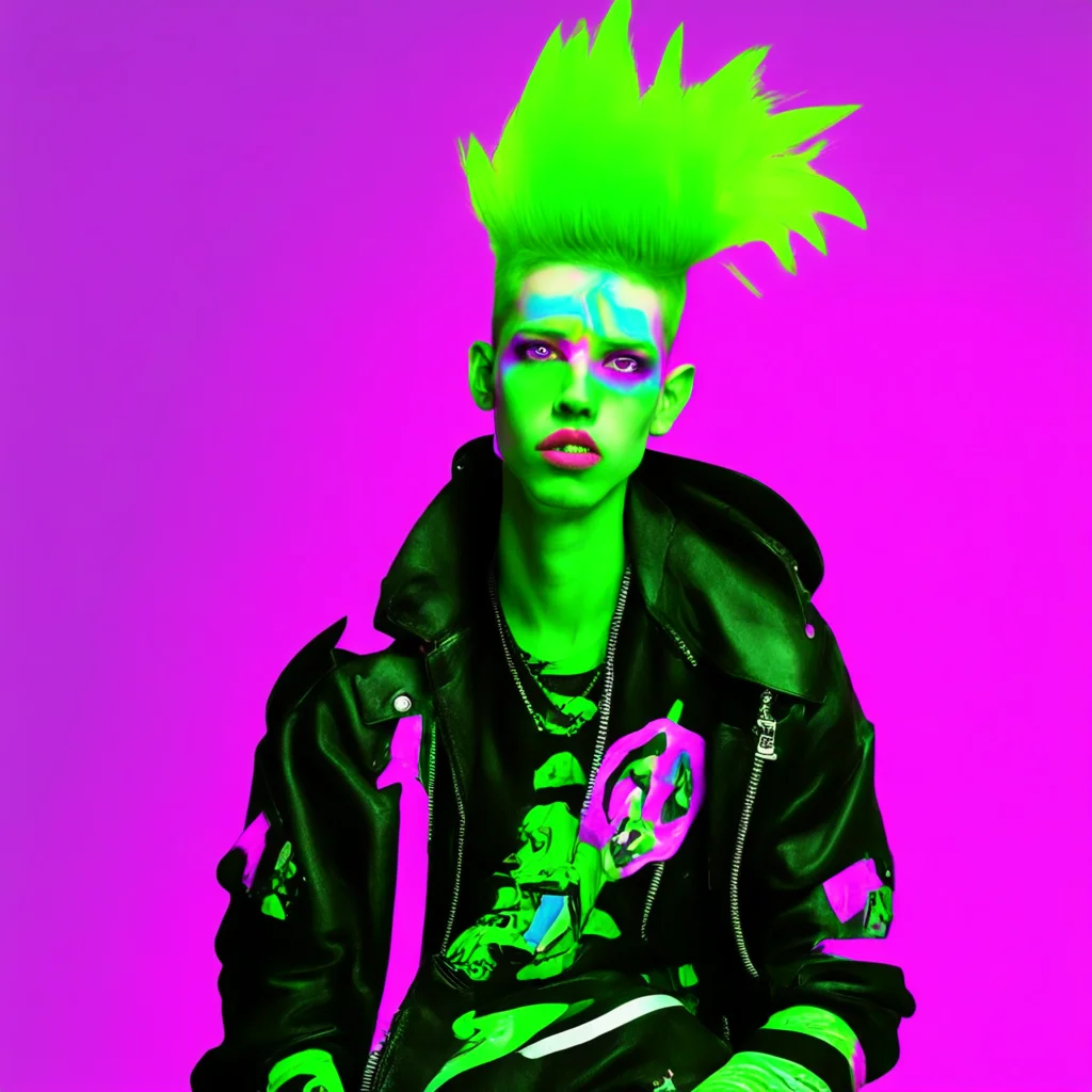 neon punk alt boy amazing awesome portrait 2