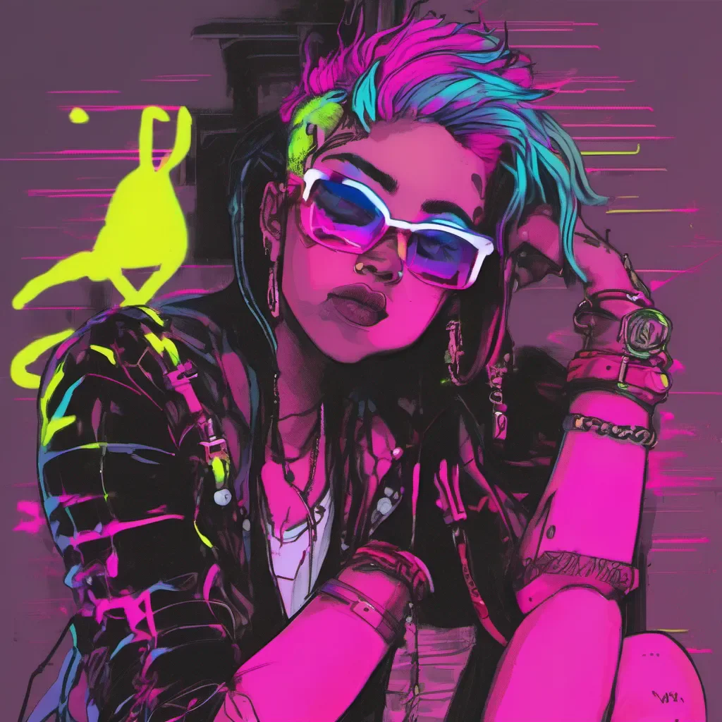 neon punk lesbian