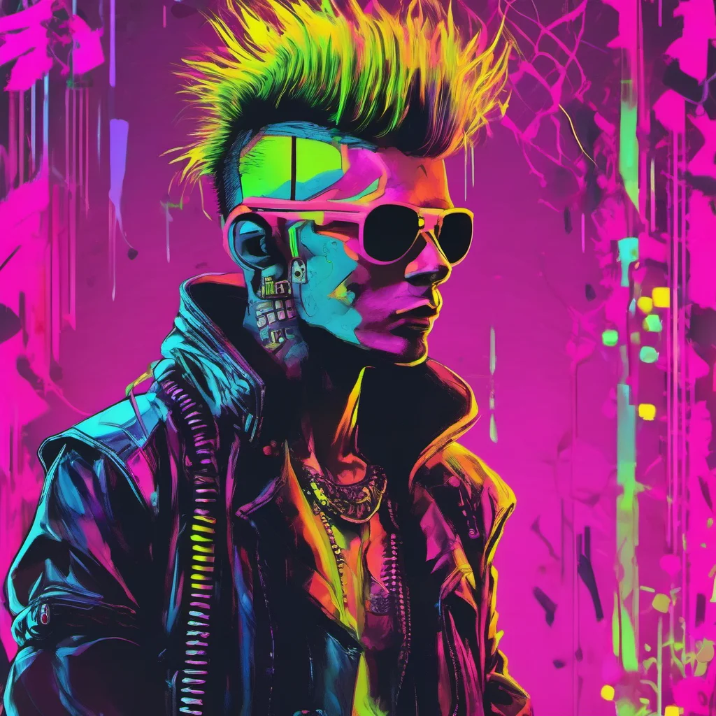 neon punk male 