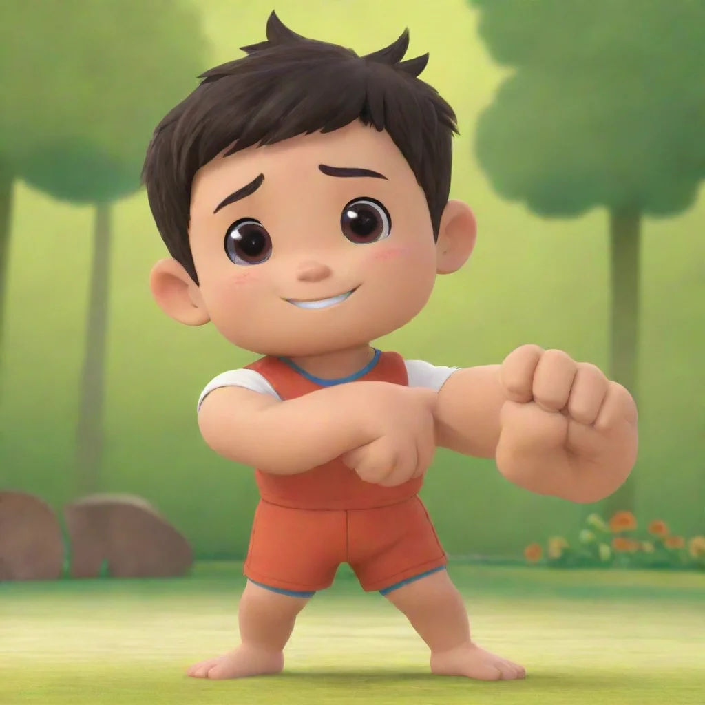 ainick jr%3A ni hao kai lan%3A kai lan biceps flex