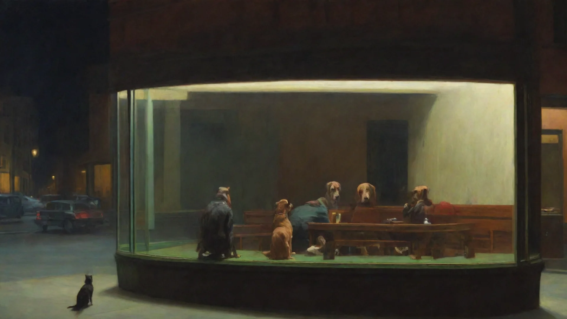 ainighthawks from hopper%2C but with dogs wide