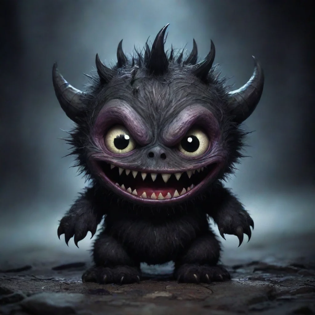 ainightmare monster scary but cute