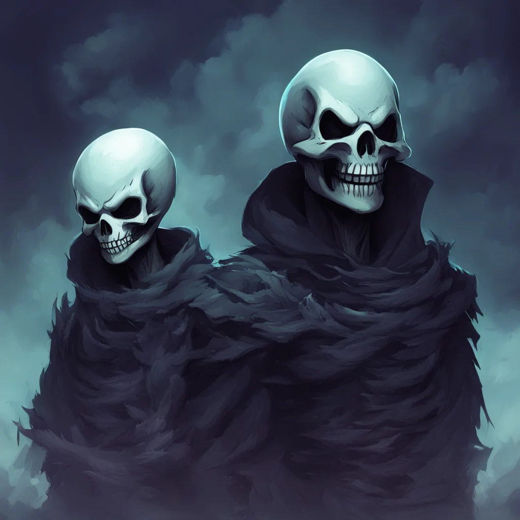 ainightmare sans and error sans%2C fantasy art