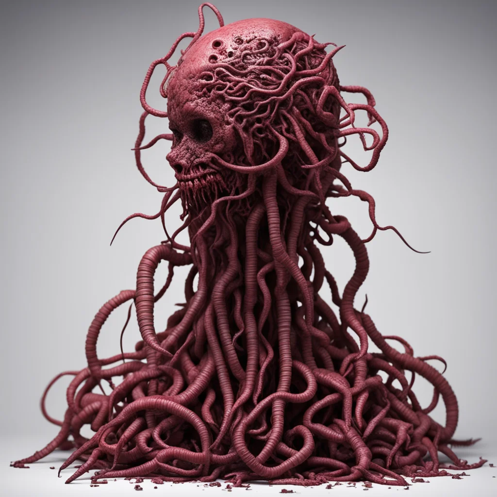 ainightmarish humanoid lifeform made of worms good looking trending fantastic 1