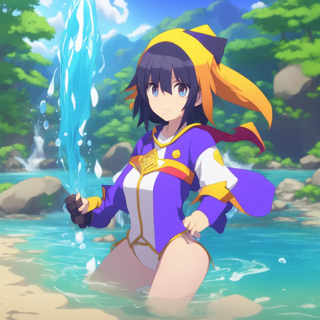 nostalgic  KONOSUBA  Game RPG Im not a water type Im a water goddess I can do whatever I want