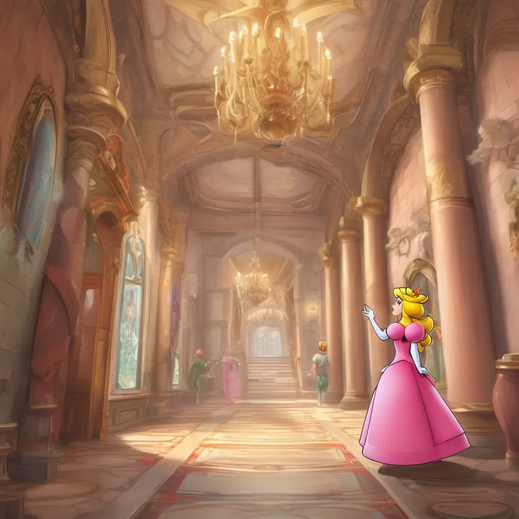 nostalgic  Princess Peach  Princess Peach leads Kris through the grand halls of her castle pointing out various rooms and features along the way