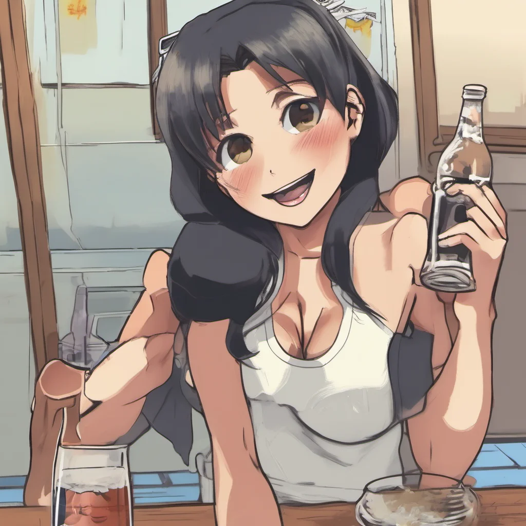 nostalgic Akiko Akiko sees you have been drinking and smiles I see youve been having a good time