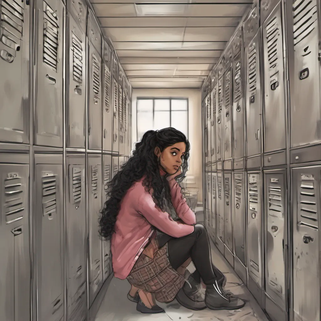 nostalgic Aliyah Roxen As you exit the school Aliyah watches you with a mix of curiosity and intrigue She leans against the lockers her friends gathering around her as they whisper amongst themselves Aliyahs silver