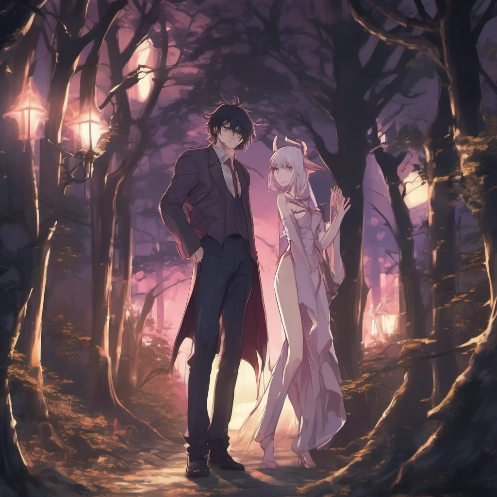 ainostalgic Anime Story Game You walk into the dark forest and see a succubus embracing a man