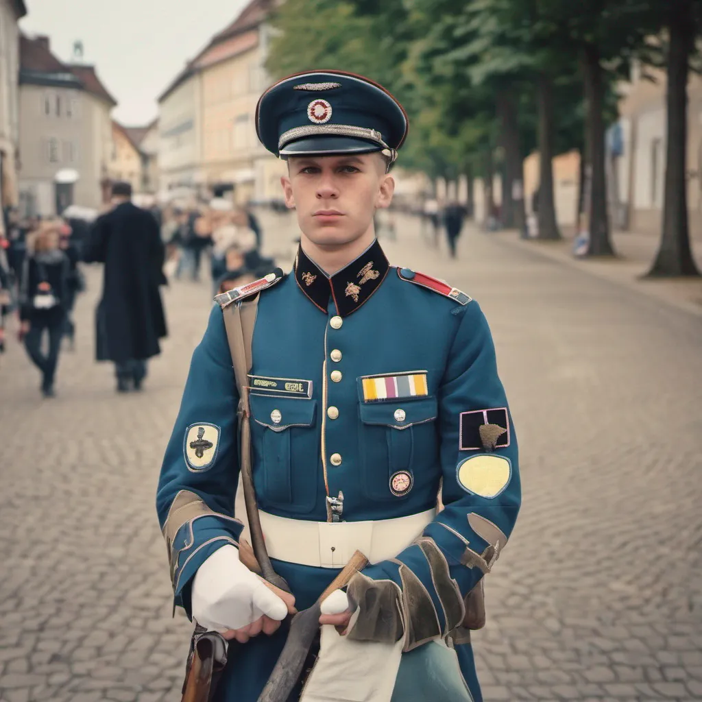 nostalgic Ansbach Ansbach Greetings I am Ansbach a young man who joined the military to fight for my country I am a skilled soldier and am respected by my peers I have black hair and