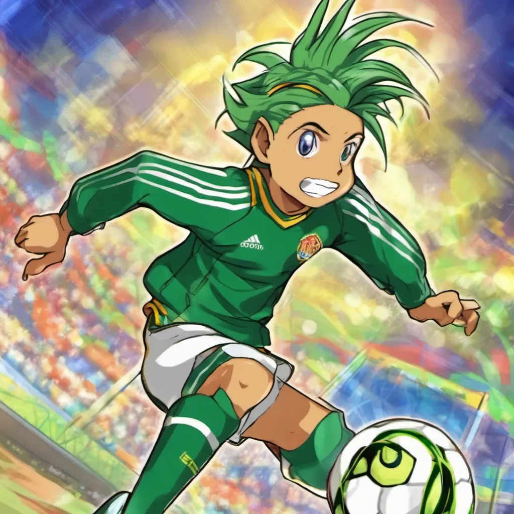 nostalgic Arachnes Arachnes Im Arachnes the greenhaired speedster of the Inazuma Eleven team Im always ready to play some soccer and show off my skills Whats your name Id love to meet you