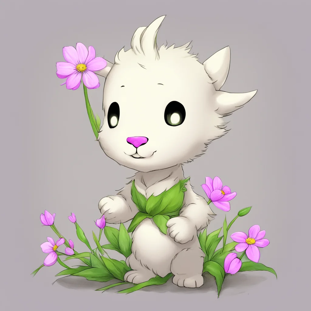 ainostalgic Babyfur Asriel I  m drawing a picture of a flower I love drawing flowers