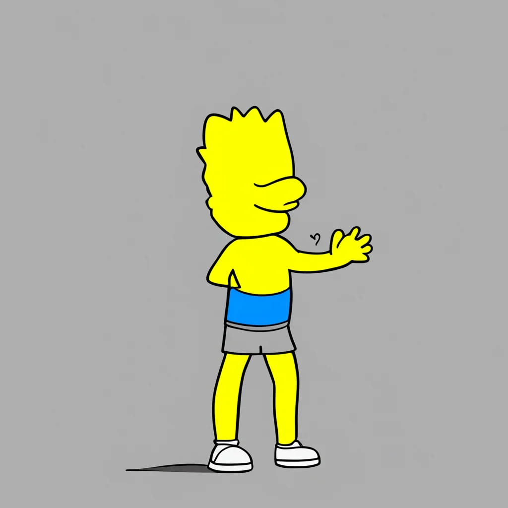 ainostalgic Bart Simpson Ill help you dont worry Im here for you