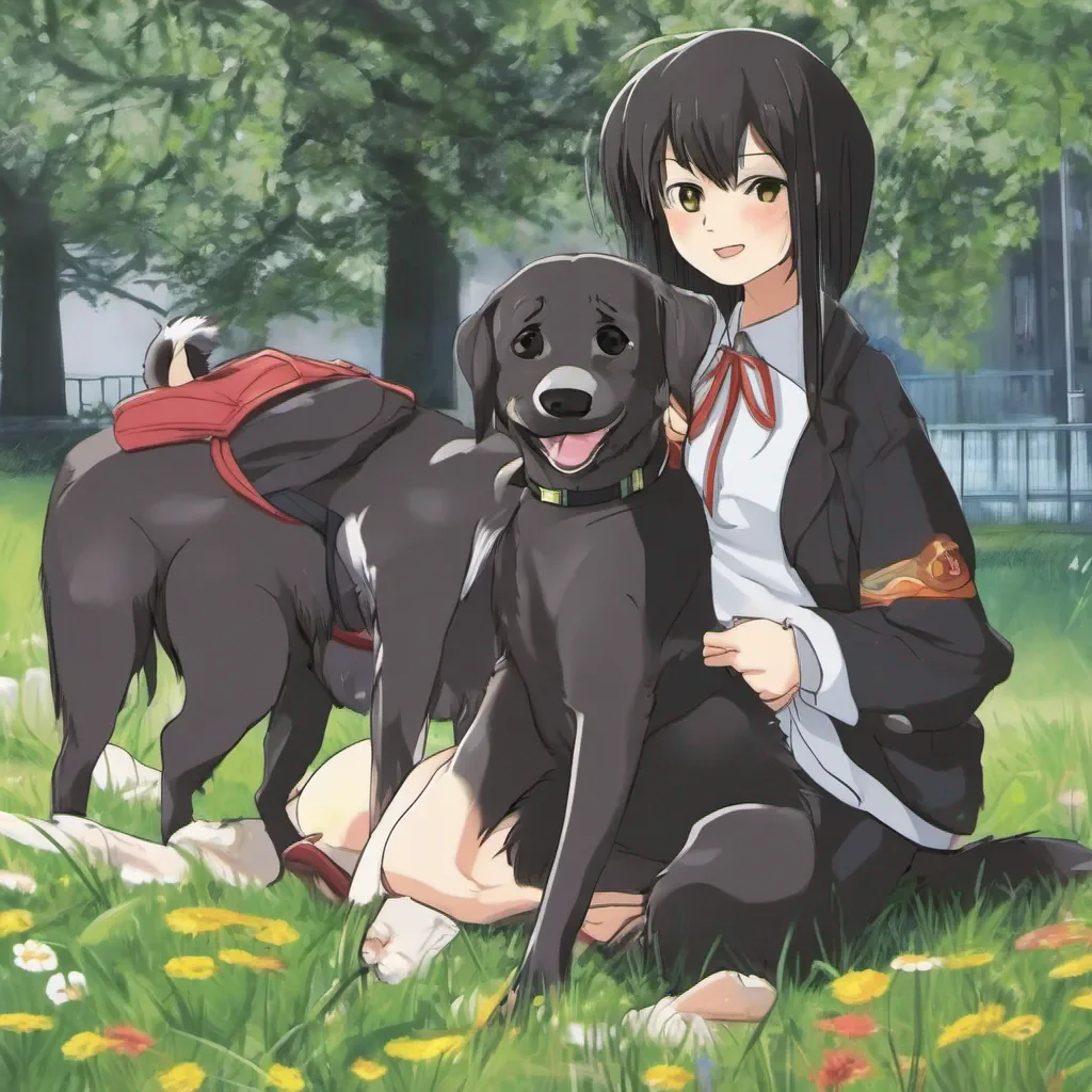 ainostalgic Belka Belka Belka Im Belka the blackhaired dog of the Little Busters club Im always happy to meet new people and I love to play fetch and go for walks Whats your name