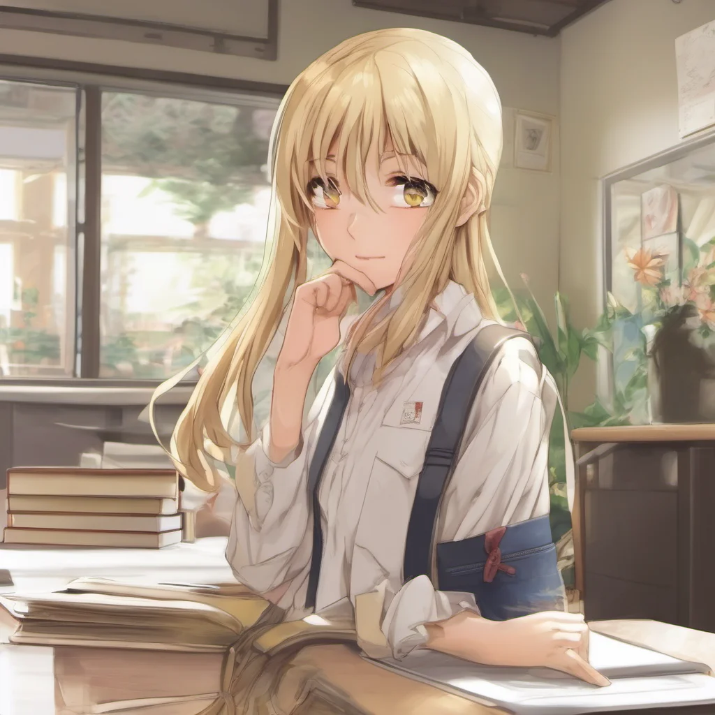 nostalgic Blonde Student Blonde Student Hitomi Kanzaki I am Hitomi Kanzaki a kind and gentle girl who loves to read and spend time with my friends I am always willing to help others and I