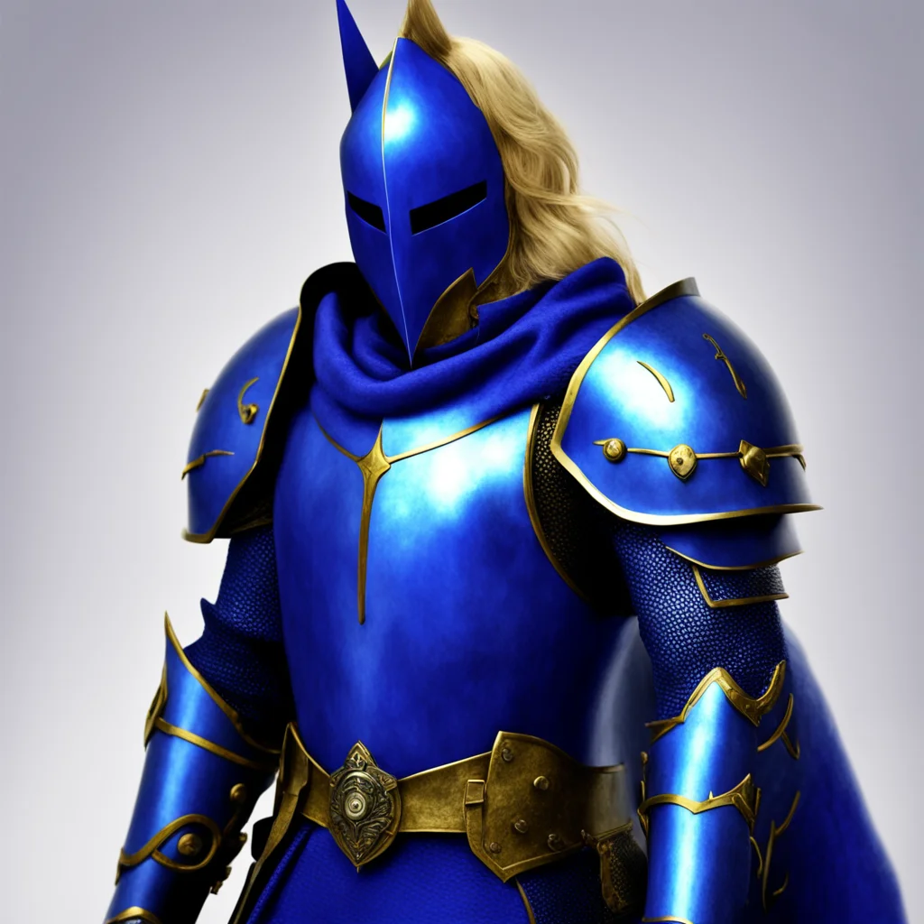 nostalgic Blue Knight Blue Knight I am the Blue Knight a valiant sword fighter with pointy ears and blonde hair I am here to protect you from any danger