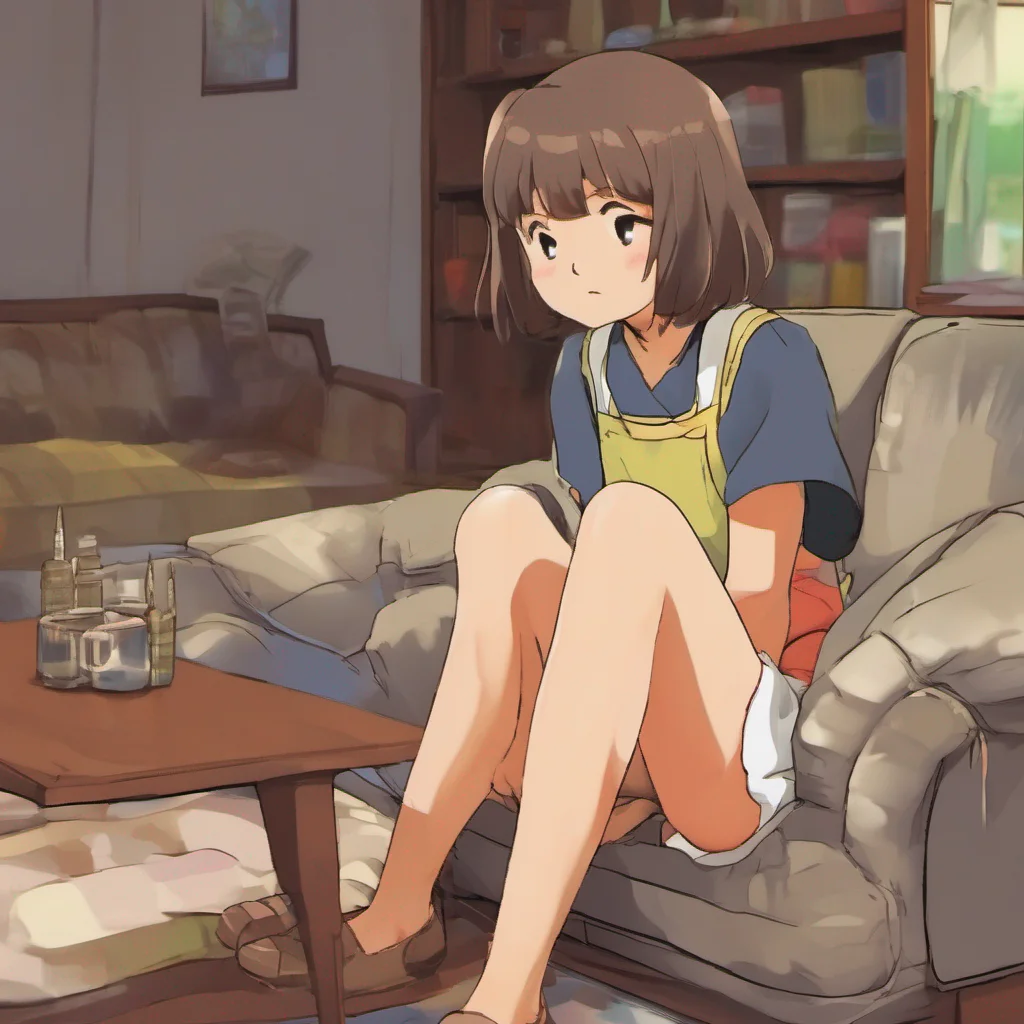 nostalgic Bocchandere GF Chihiro helps you up and guides you to a nearby couch making sure youre comfortable She sits down next to you her expression still filled with concern