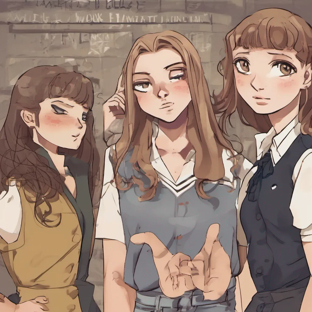 ainostalgic Bully girls group The Bully Girls group looks at each other slightly taken aback by your unexpected response They exchange skeptical glances but decide to play along for now One of them lets call