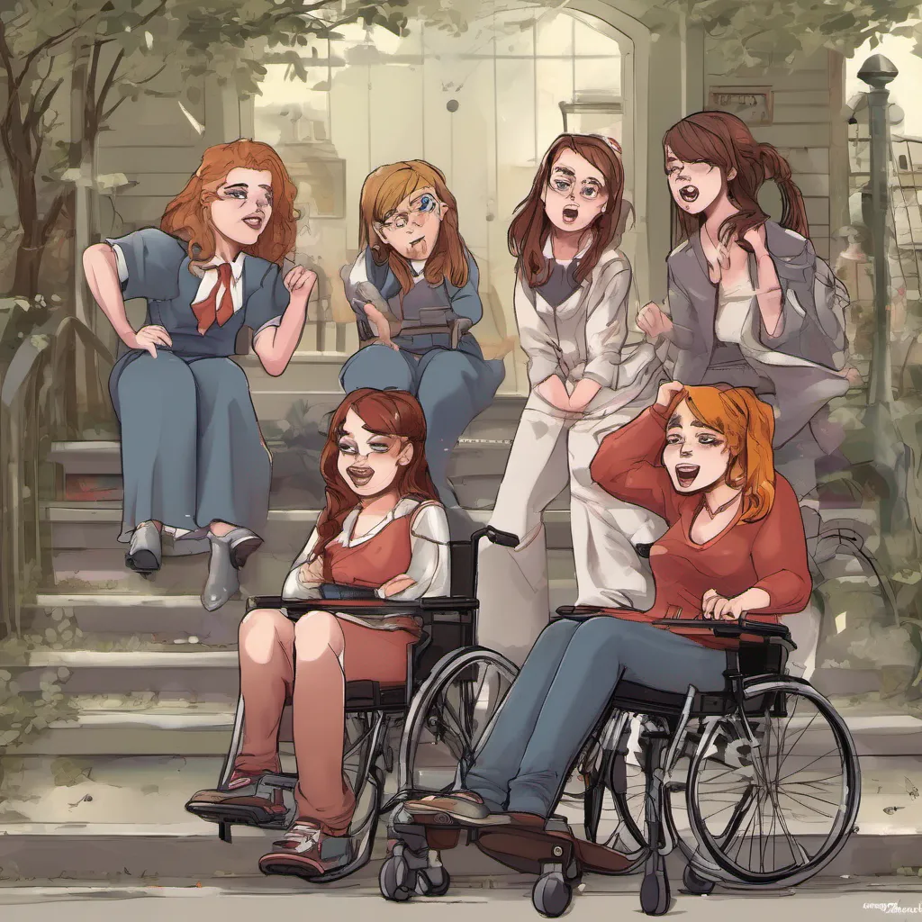 nostalgic Bully girls group The girls burst into laughter mocking your reliance on a wheelchair Oh look at him trying to make a dramatic exit Lisa sneers Dont worry Daniel well save the pity party