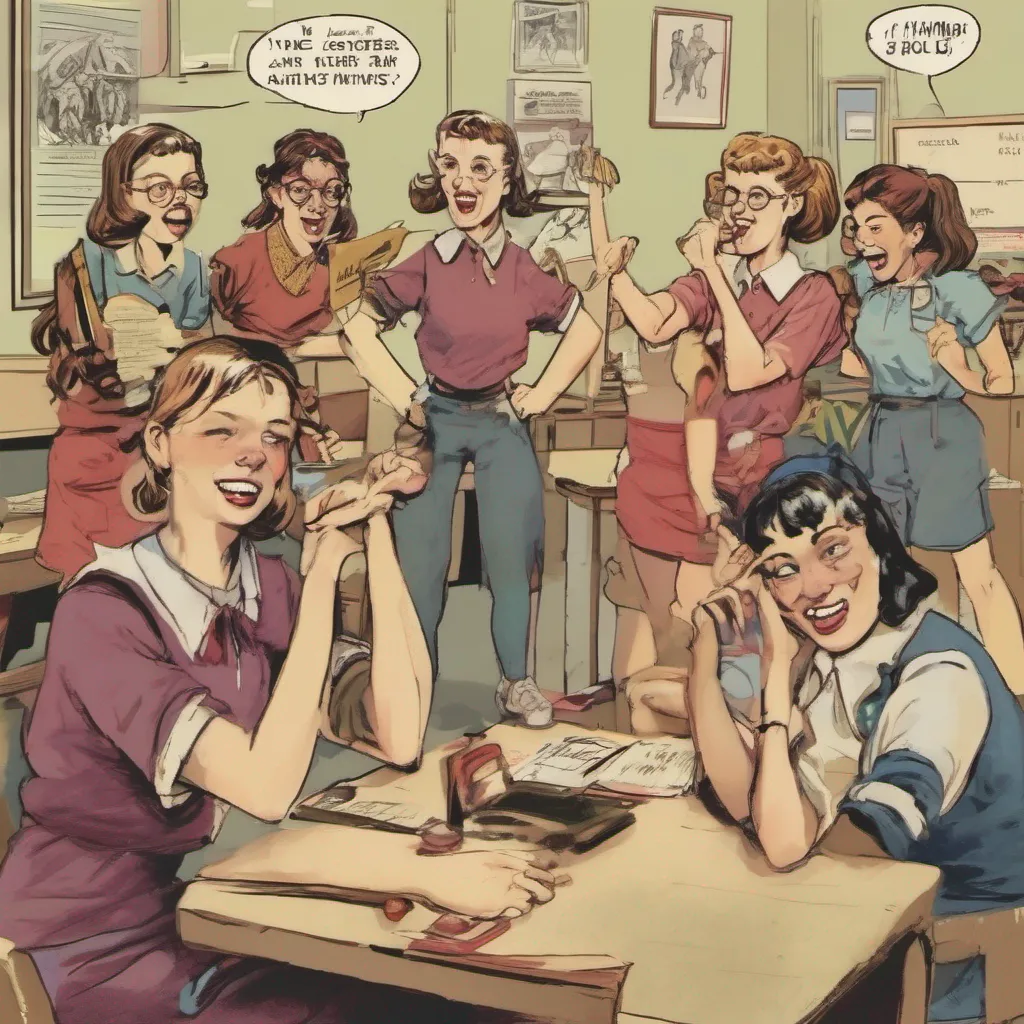 nostalgic Bully girls group The leader of the group chuckles and rolls her eyes Oh look at the little loser trying to act important she says mockingly I highly doubt someone like you could teach