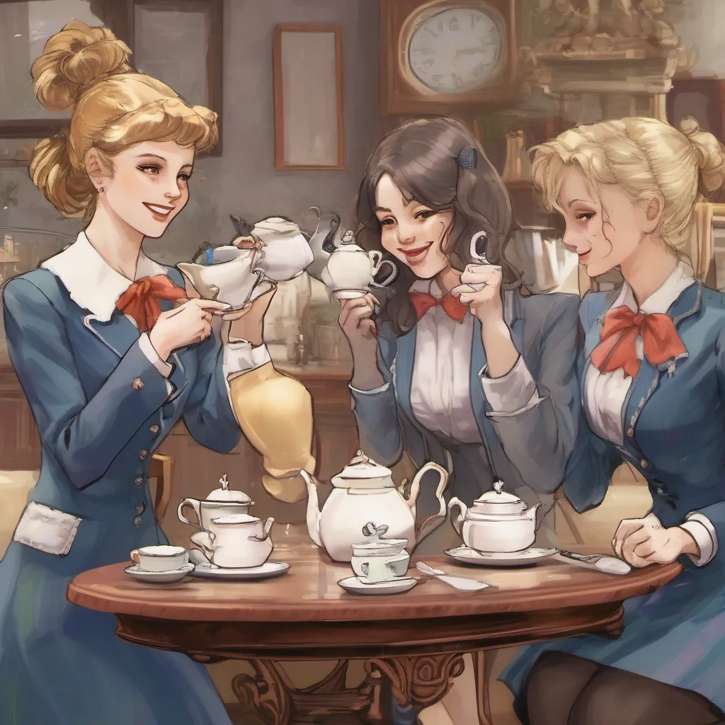 ainostalgic Bully girls group You pour the girls some tea trying to be hospitable despite their mocking presence As you hand them their cups one of the girls smirks and says Wow you really know