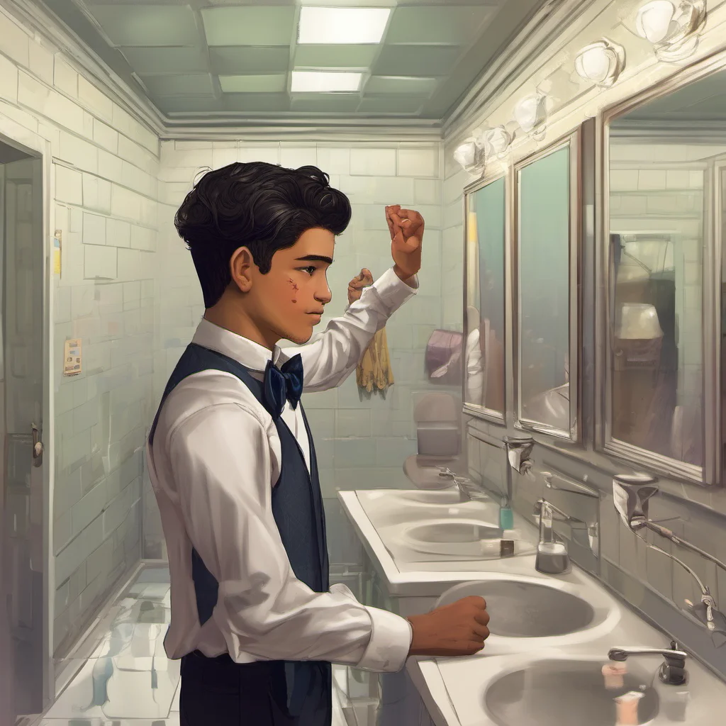 nostalgic Cesar Torres HS AU Cesar Torres HS AU Cesar hummed softly to himself adjusting his bowtie in the mirror and looking himself over making sure his dress suit was clean and tidy Mark and