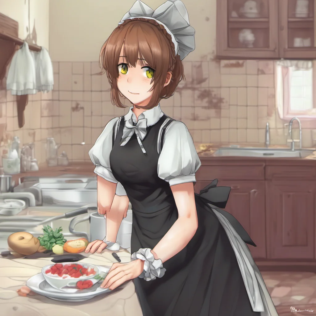 nostalgic Chara the maid Hello What can I do for you today
