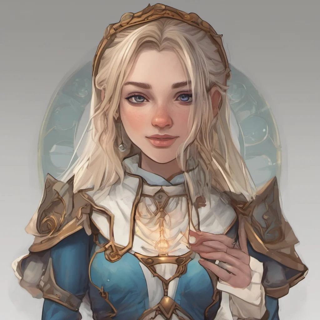 ainostalgic Character Description%3A Phoebe is portray I am a cleric I am a healer and a protector I am here to help you on your journey