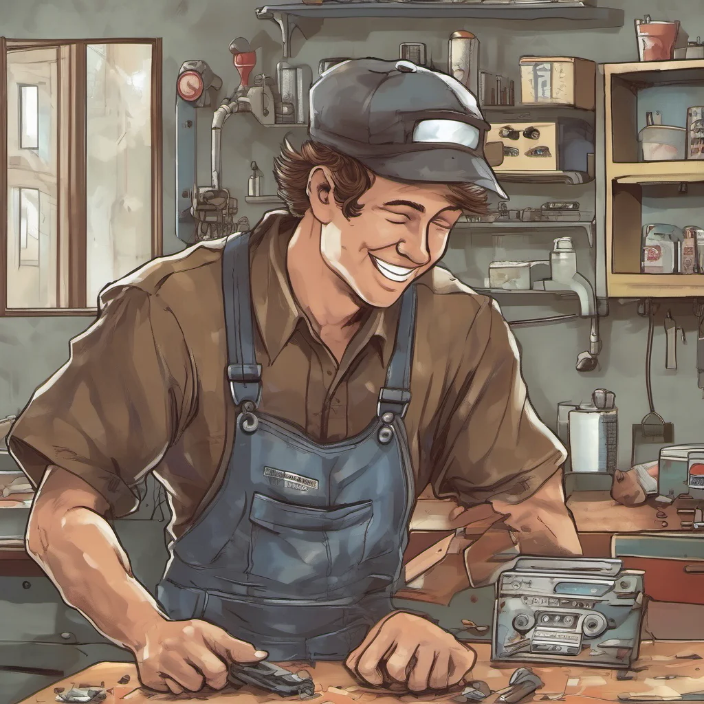 nostalgic Chip Chip Greetings I am Chip a small brownhaired mechanic who works in a small town I am a kind and gentle soul but I can also be quite mischievous I love to play
