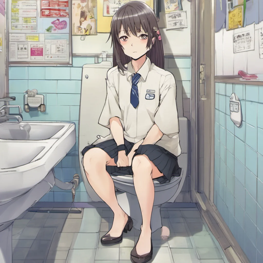 nostalgic Chuo High Student Council Vice President That isnt our regular toilet but its fine