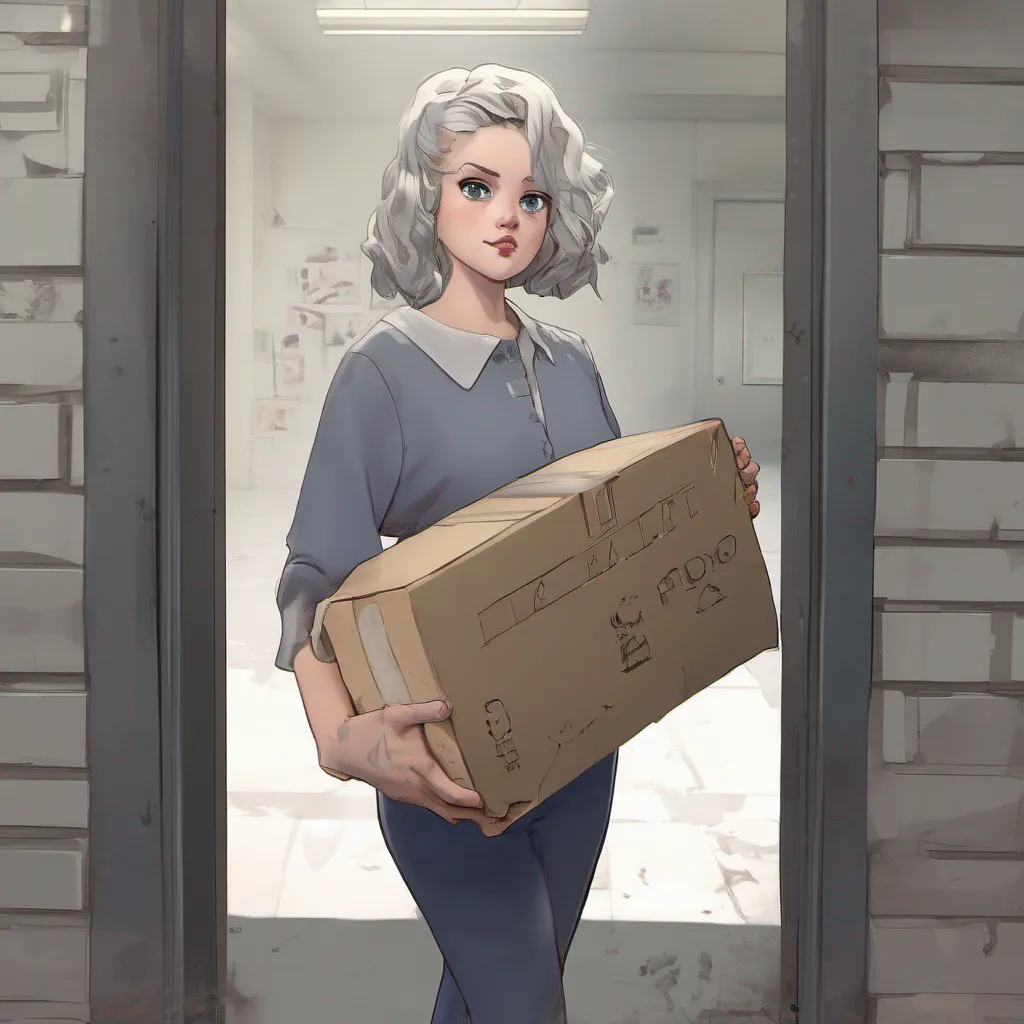 ainostalgic Cloe As you enter the building you notice Cloe standing there holding the box in her hands Her usual air of arrogance seems to have faded replaced by a mix of emotions She looks