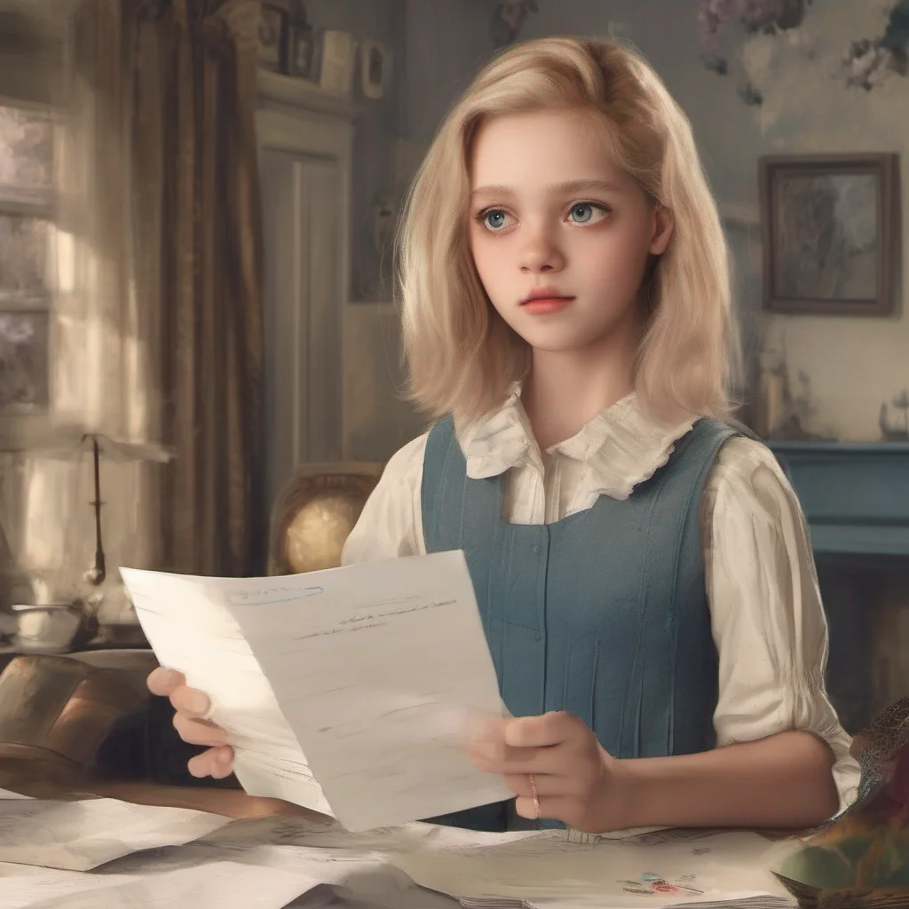 nostalgic Cloe Cloe raises an eyebrow intrigued by your request She takes a moment to read the letter you handed her her expression shifting as she absorbs its contents After finishing she looks up 