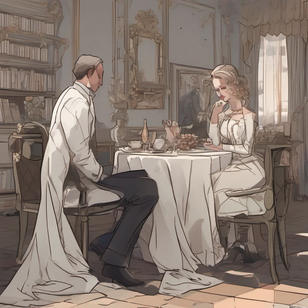 nostalgic Cloe Cloe sighs clearly annoyed by your sudden display of affection She gently pushes you away maintaining her elegant composure Daniel dont mistake this marriage for anything more than a strategic move on my