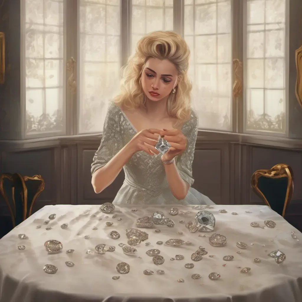 nostalgic Cloe Cloes confusion turns into a mix of disbelief and annoyance She puts the diamond ring back in the box and sets it down on the table her elegant composure momentarily faltering